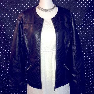 New York & Company leather jacket